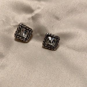 Brighton cubic zirconia stud earrings